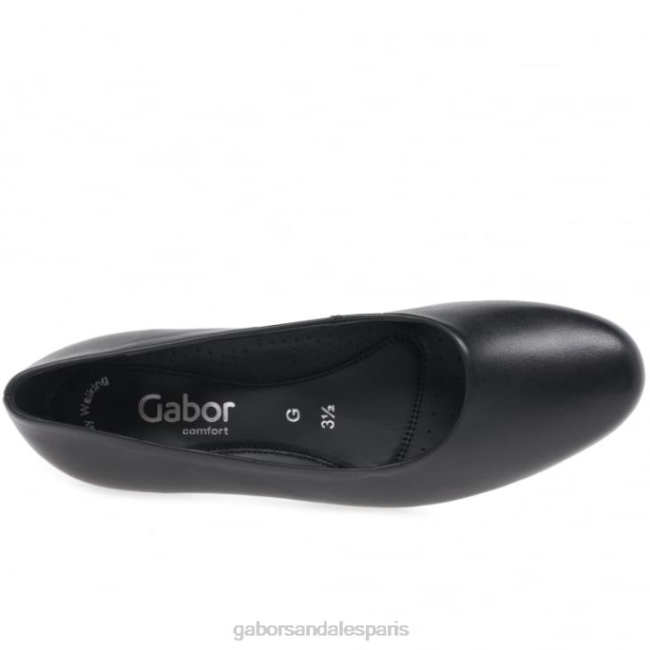 femmes Gabor noir escarpins brambling chaussure 4LHL42