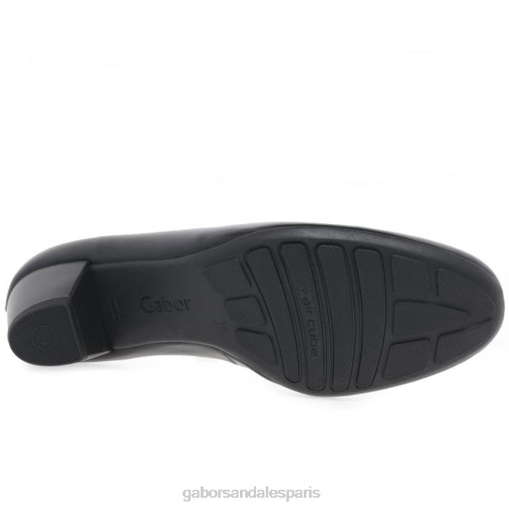 femmes Gabor noir escarpins brambling chaussure 4LHL42