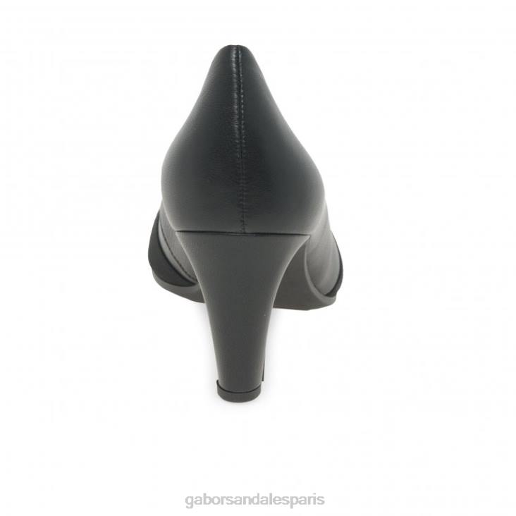 femmes Gabor noir escarpins de l'ambassade chaussure 4LHL70