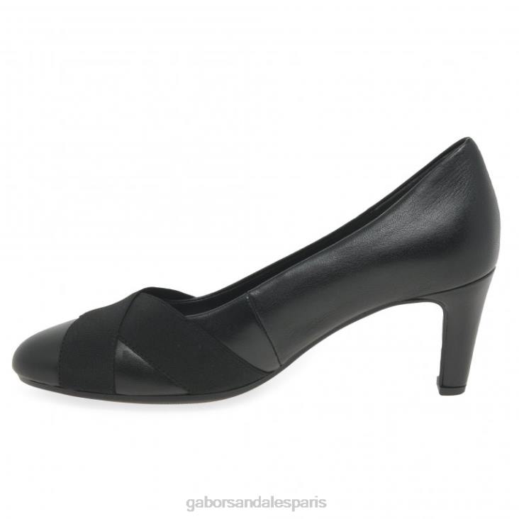 femmes Gabor noir escarpins de l'ambassade chaussure 4LHL70