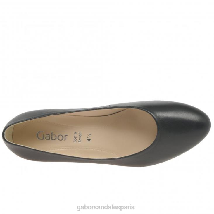 femmes Gabor noir escarpins edina chaussure 4LHL37
