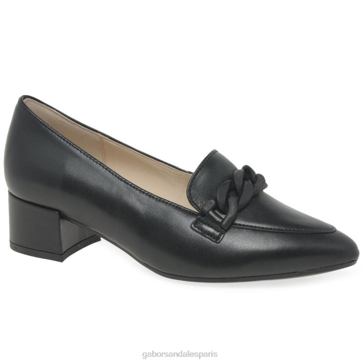 femmes Gabor noir escarpins hoolie chaussure 4LHL68