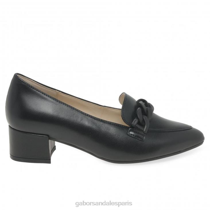 femmes Gabor noir escarpins hoolie chaussure 4LHL68