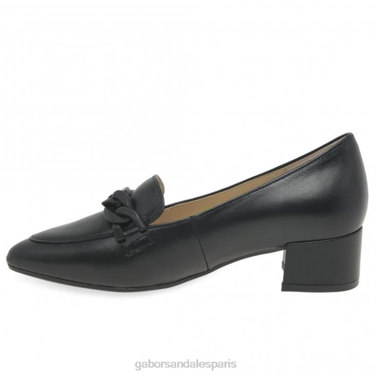 femmes Gabor noir escarpins hoolie chaussure 4LHL68