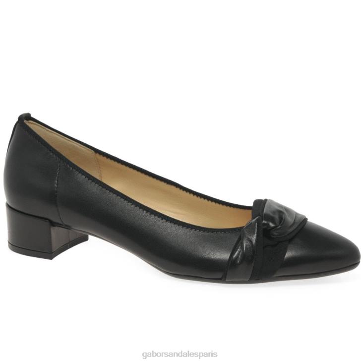 femmes Gabor noir escarpins prince chaussure 4LHL73