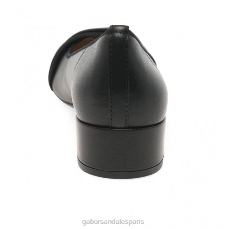 femmes Gabor noir escarpins prince chaussure 4LHL73