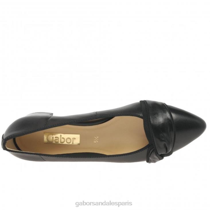 femmes Gabor noir escarpins prince chaussure 4LHL73