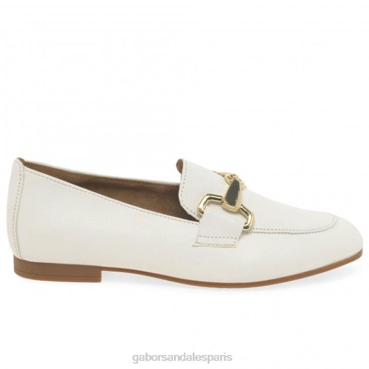 femmes Gabor café au lait d'or mocassins jangle chaussure 4LHL84