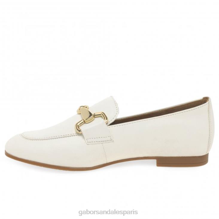 femmes Gabor café au lait d'or mocassins jangle chaussure 4LHL84