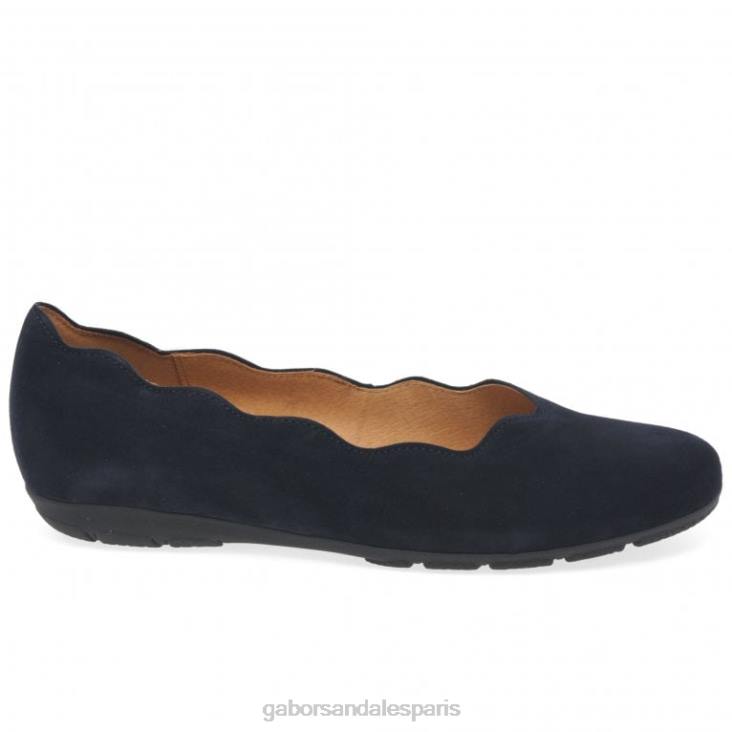 femmes Gabor daim atlantique résister aux chaussures chaussure 4LHL111