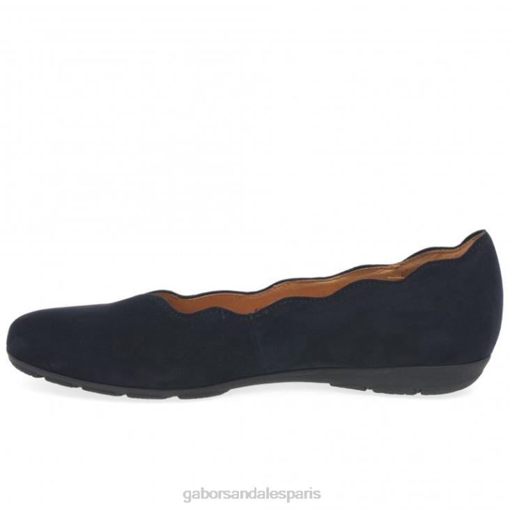 femmes Gabor daim atlantique résister aux chaussures chaussure 4LHL111