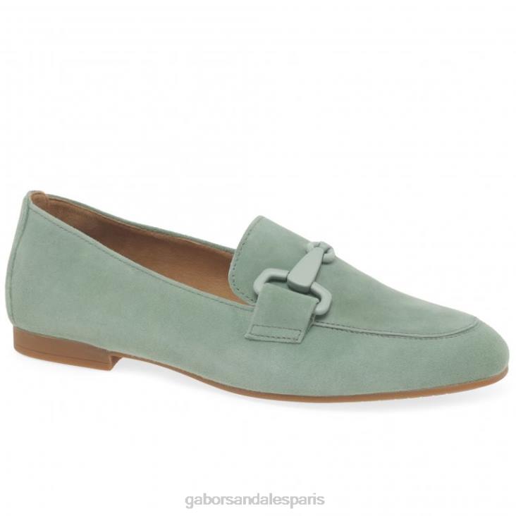 femmes Gabor daim menta mocassins jangle chaussure 4LHL87