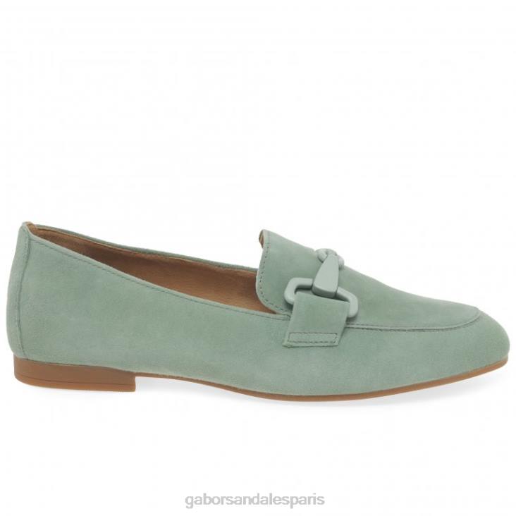 femmes Gabor daim menta mocassins jangle chaussure 4LHL87