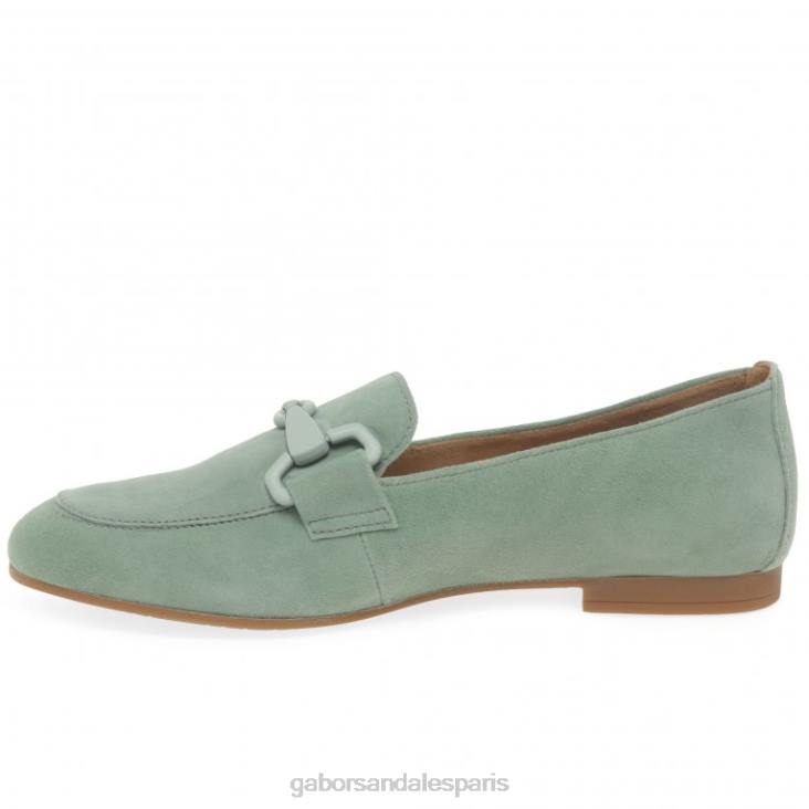 femmes Gabor daim menta mocassins jangle chaussure 4LHL87