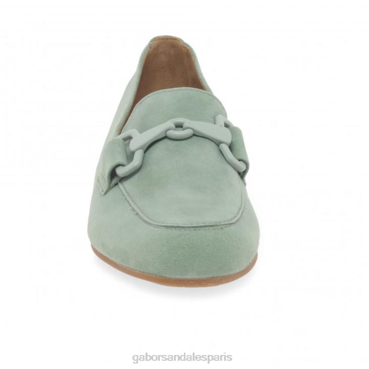 femmes Gabor daim menta mocassins jangle chaussure 4LHL87