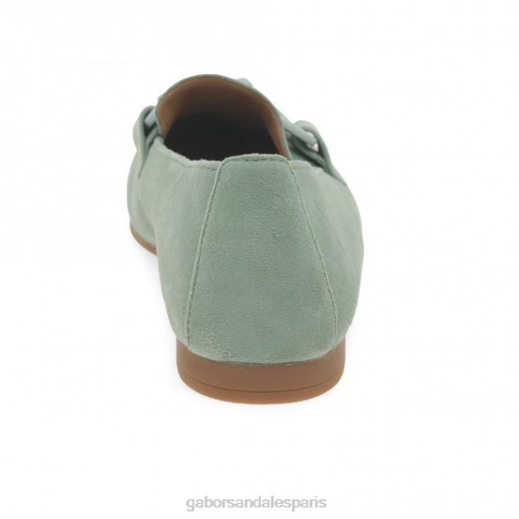 femmes Gabor daim menta mocassins jangle chaussure 4LHL87
