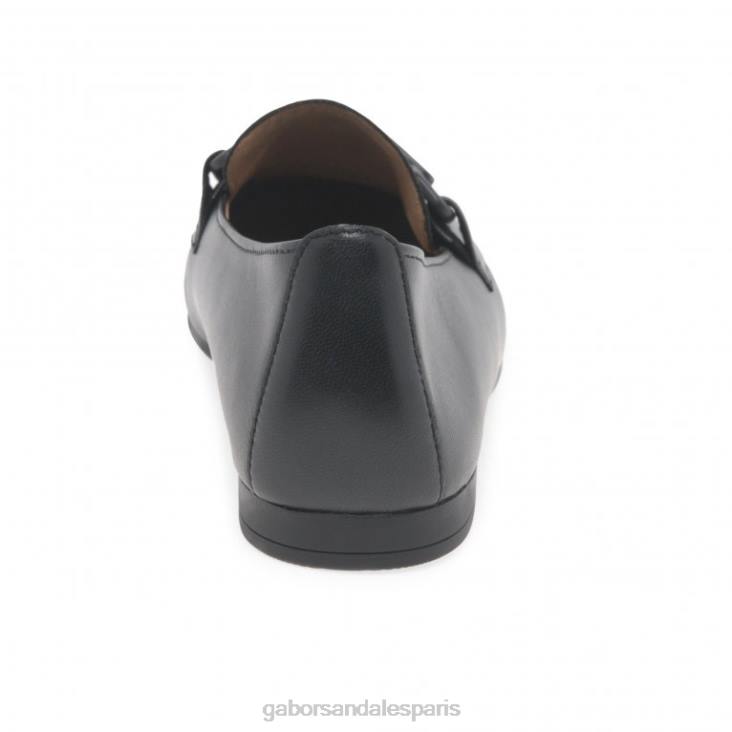 femmes Gabor noir mocassins jangle chaussure 4LHL85