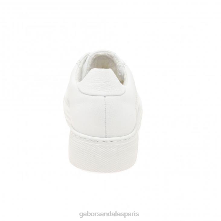 femmes Gabor blanc baskets camrose chaussure 4LHL139