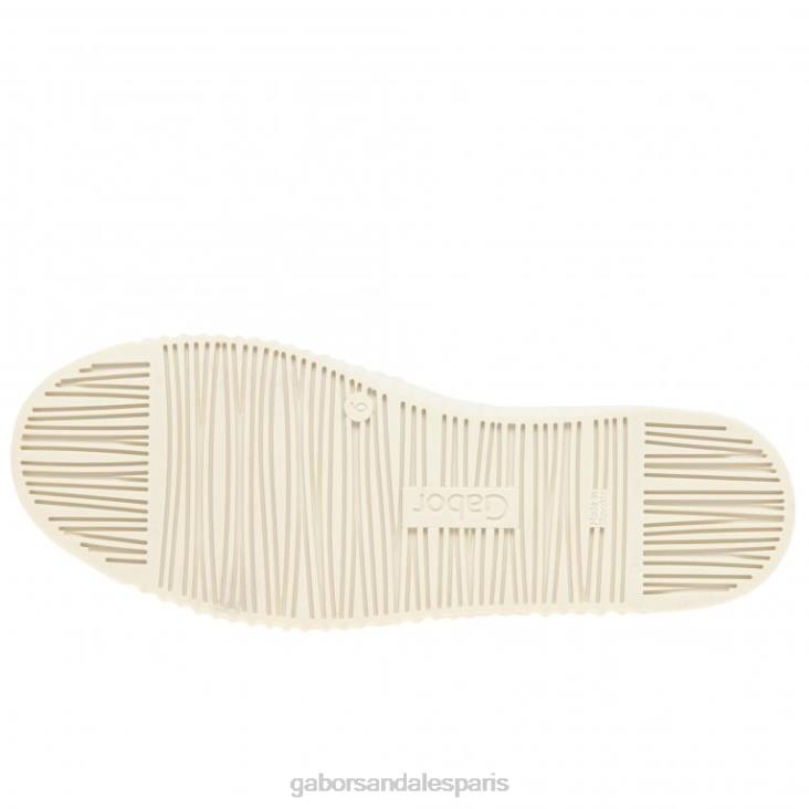 femmes Gabor combi latte argent formateurs wemo chaussure 4LHL142