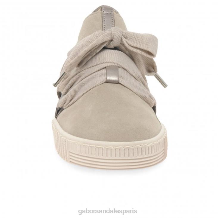 femmes Gabor daim de soie/muschel baskets casual valse chaussure 4LHL126