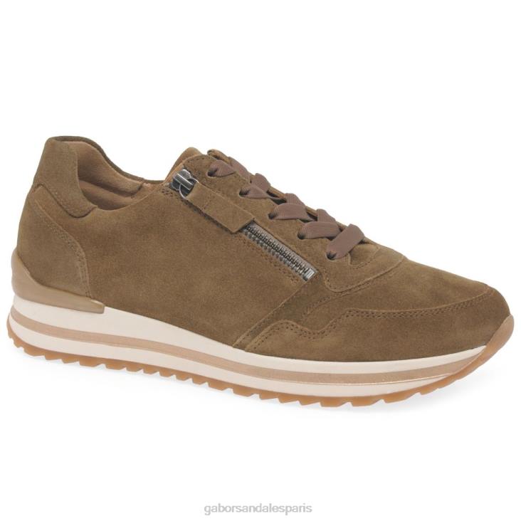 femmes Gabor daim farro baskets Nulon chaussure 4LHL145