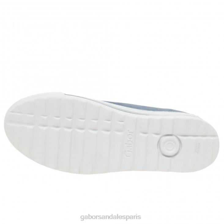 femmes Gabor daim nautique baskets casual chinées chaussure 4LHL325