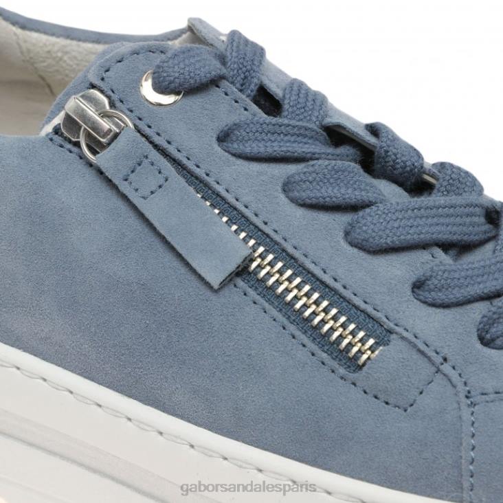 femmes Gabor daim nautique baskets casual chinées chaussure 4LHL325