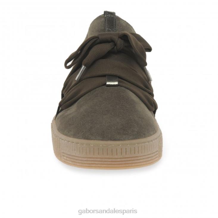 femmes Gabor daim tartufo baskets casual valse chaussure 4LHL128