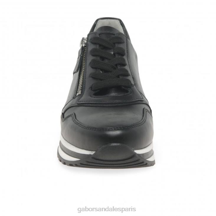 femmes Gabor noir baskets Nulon chaussure 4LHL147