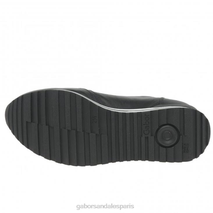 femmes Gabor noir baskets Nulon chaussure 4LHL147
