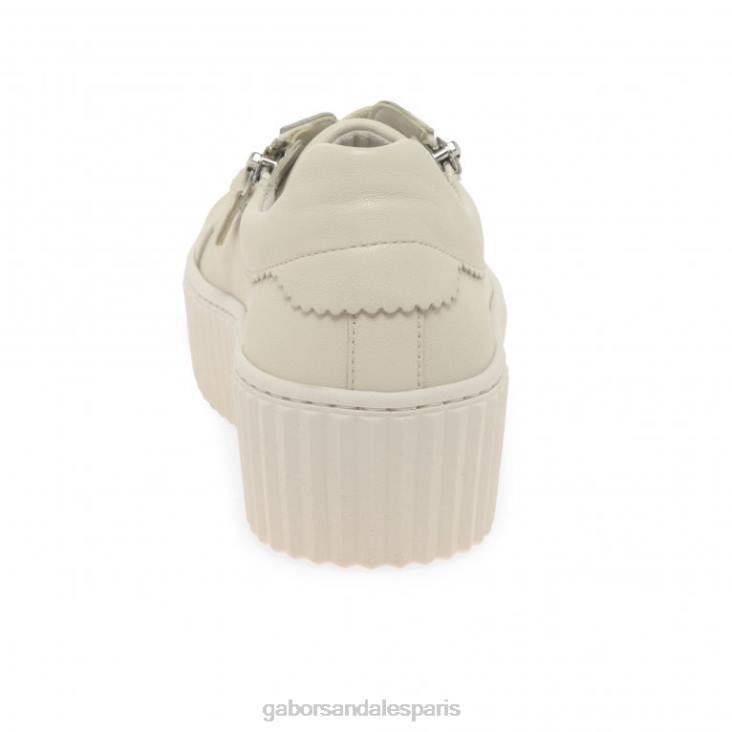 femmes Gabor panna baskets Dolly chaussure 4LHL132