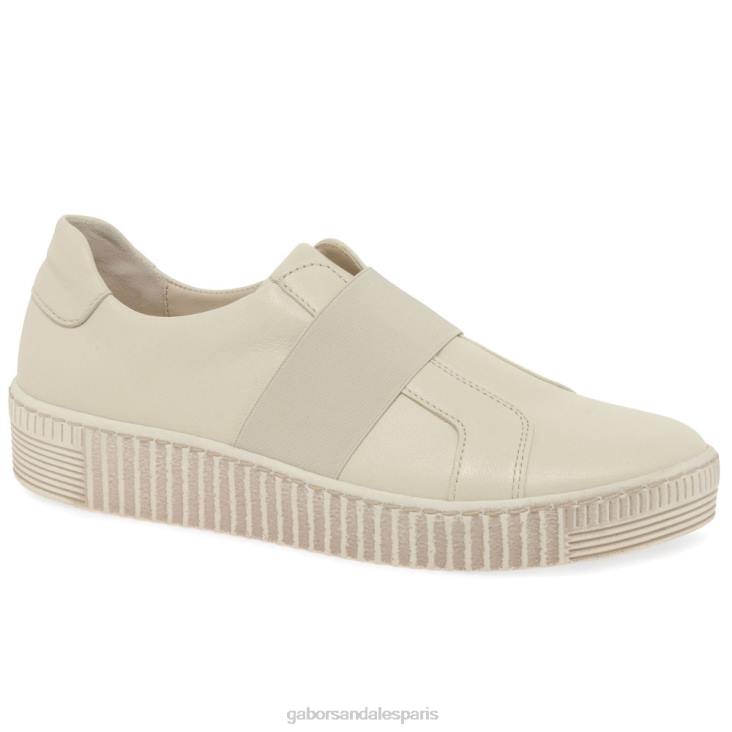 femmes Gabor panna baskets en saule chaussure 4LHL152