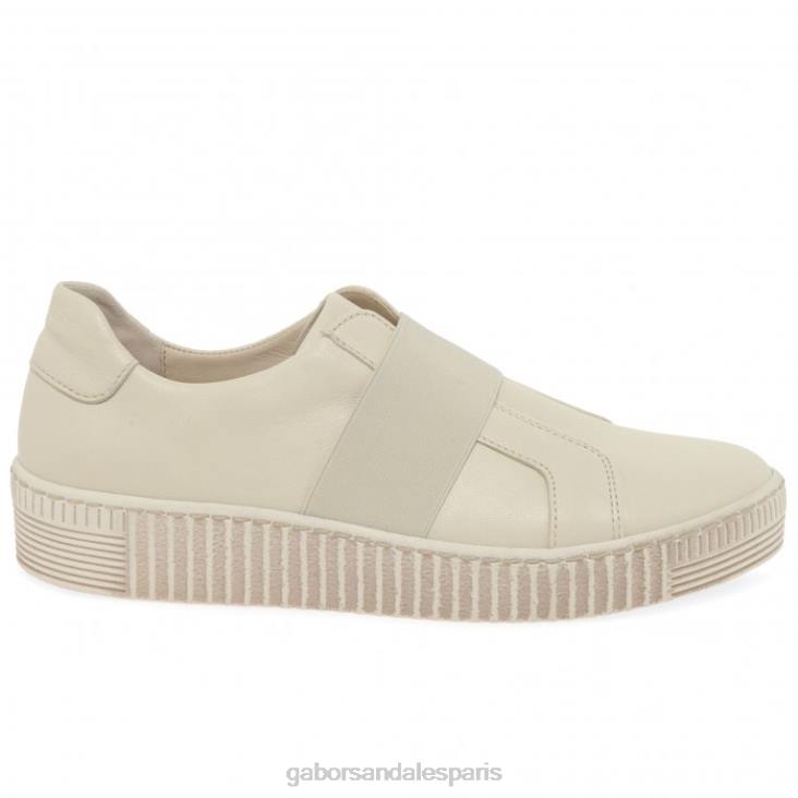 femmes Gabor panna baskets en saule chaussure 4LHL152