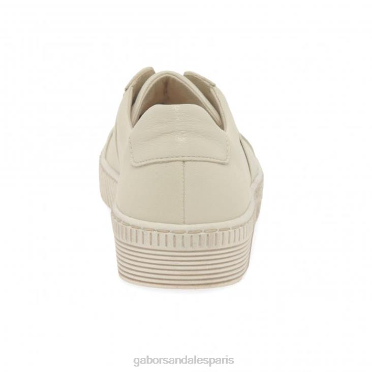 femmes Gabor panna baskets en saule chaussure 4LHL152