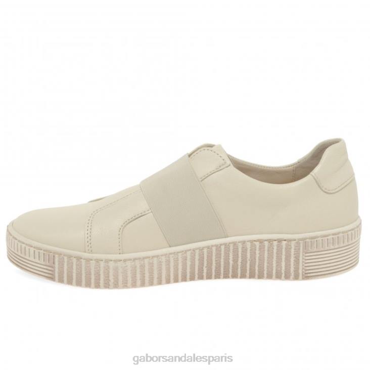 femmes Gabor panna baskets en saule chaussure 4LHL152