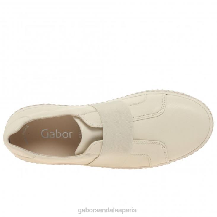 femmes Gabor panna baskets en saule chaussure 4LHL152