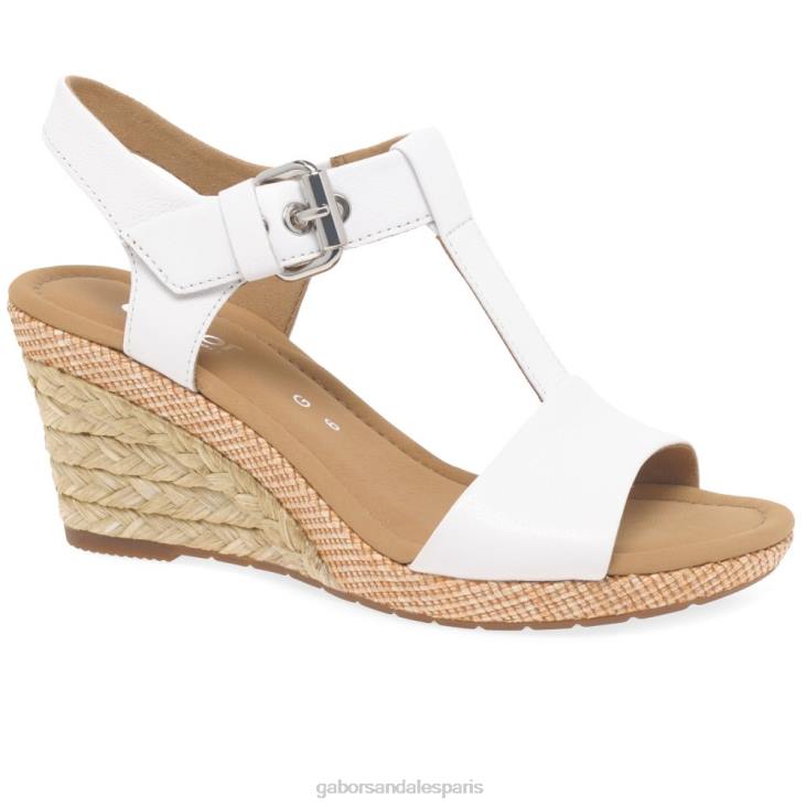 femmes Gabor blanc sandales modernes karen chaussure 4LHL164