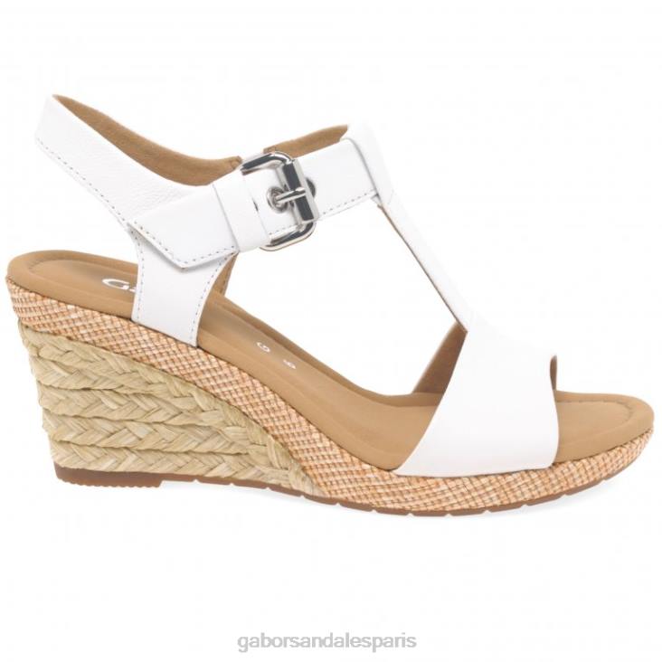 femmes Gabor blanc sandales modernes karen chaussure 4LHL164