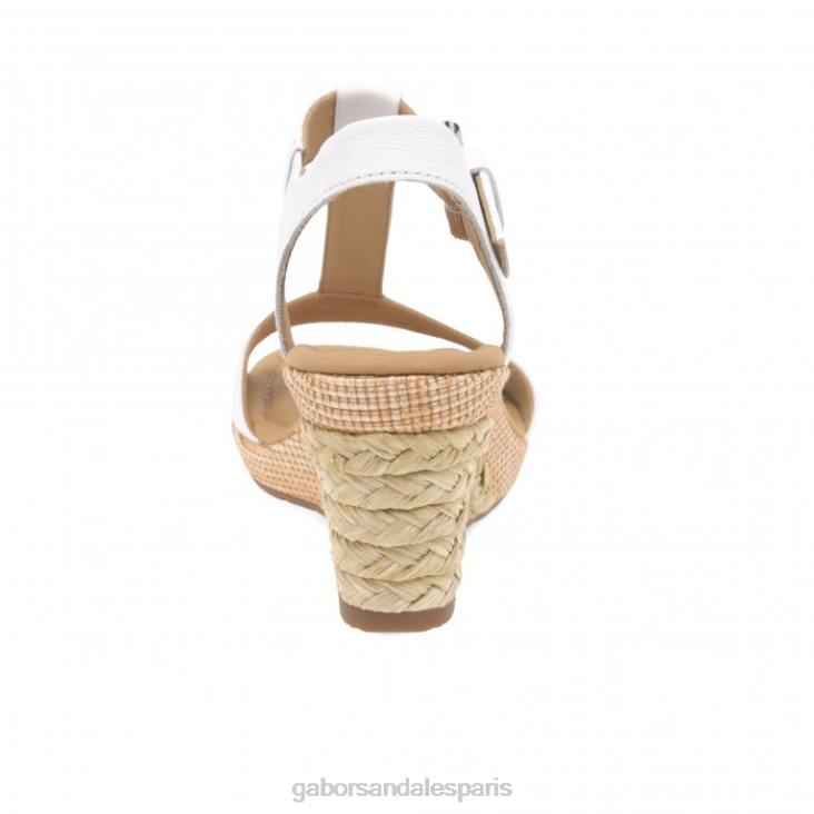 femmes Gabor blanc sandales modernes karen chaussure 4LHL164