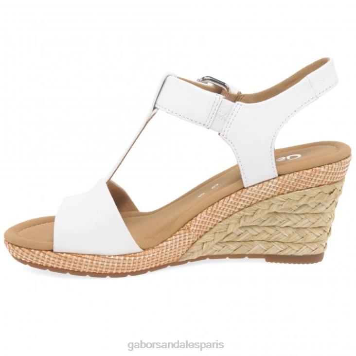 femmes Gabor blanc sandales modernes karen chaussure 4LHL164