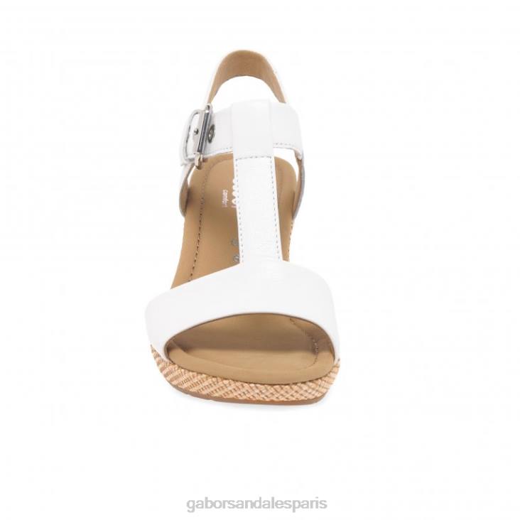 femmes Gabor blanc sandales modernes karen chaussure 4LHL164