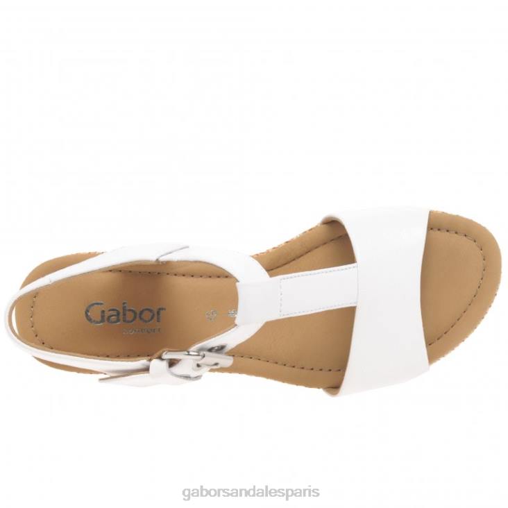 femmes Gabor blanc sandales modernes karen chaussure 4LHL164