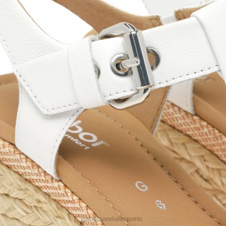 femmes Gabor blanc sandales modernes karen chaussure 4LHL164