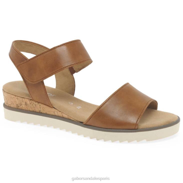 femmes Gabor chameau sandales Raynor chaussure 4LHL159