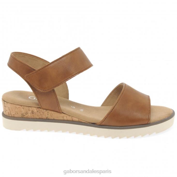 femmes Gabor chameau sandales Raynor chaussure 4LHL159