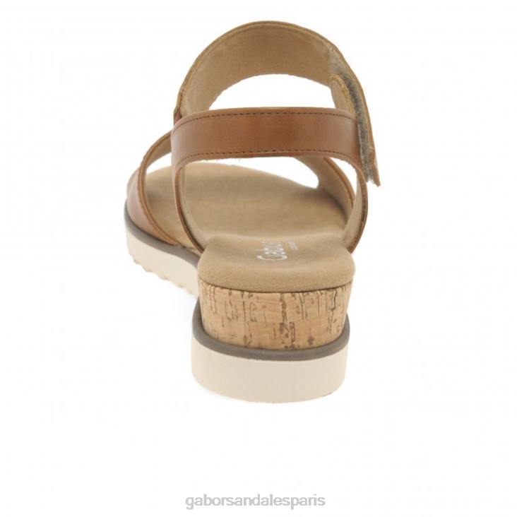 femmes Gabor chameau sandales Raynor chaussure 4LHL159