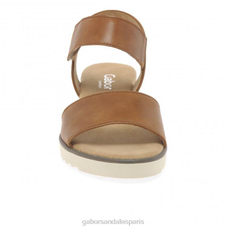 femmes Gabor chameau sandales Raynor chaussure 4LHL159
