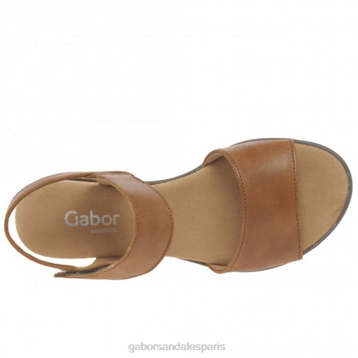 femmes Gabor chameau sandales Raynor chaussure 4LHL159