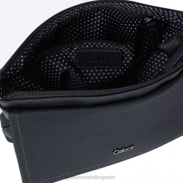 femmes Gabor impression noire sac à main messager dina accessoires 4LHL309