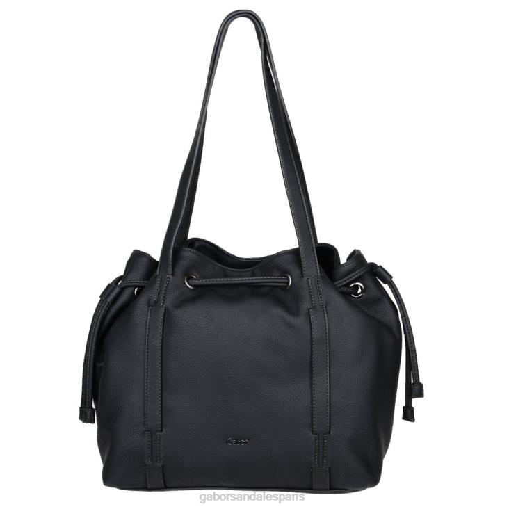 femmes Gabor impression noire sac porté épaule à lien de resserrage Malu accessoires 4LHL292